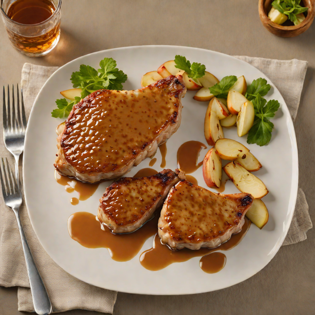 Pan-Seared Pork Chops with Toledo Apple Cider Glaze