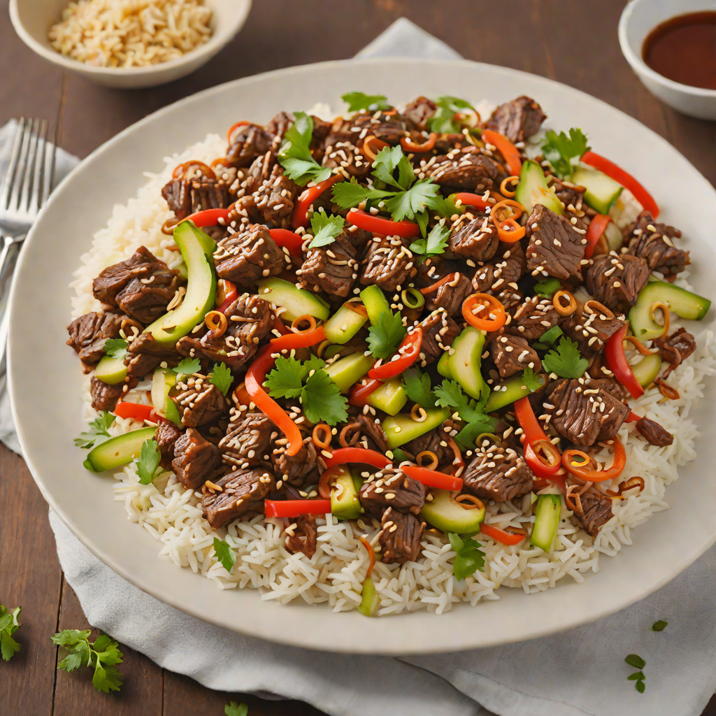 Sweet and Spicy Korean-Style Beef Bulgogi Stir Fry