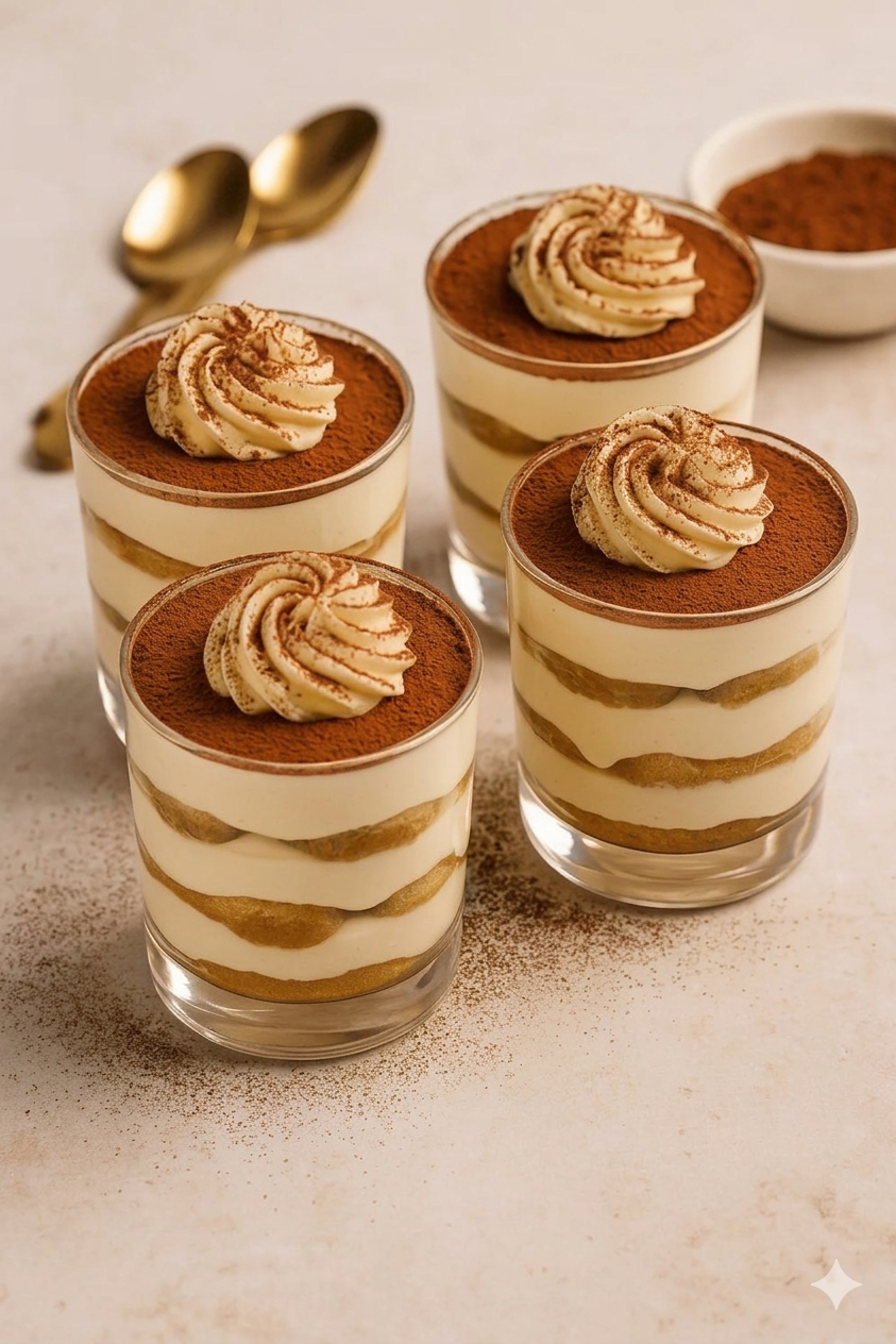 Quick Classic Tiramisu Cups