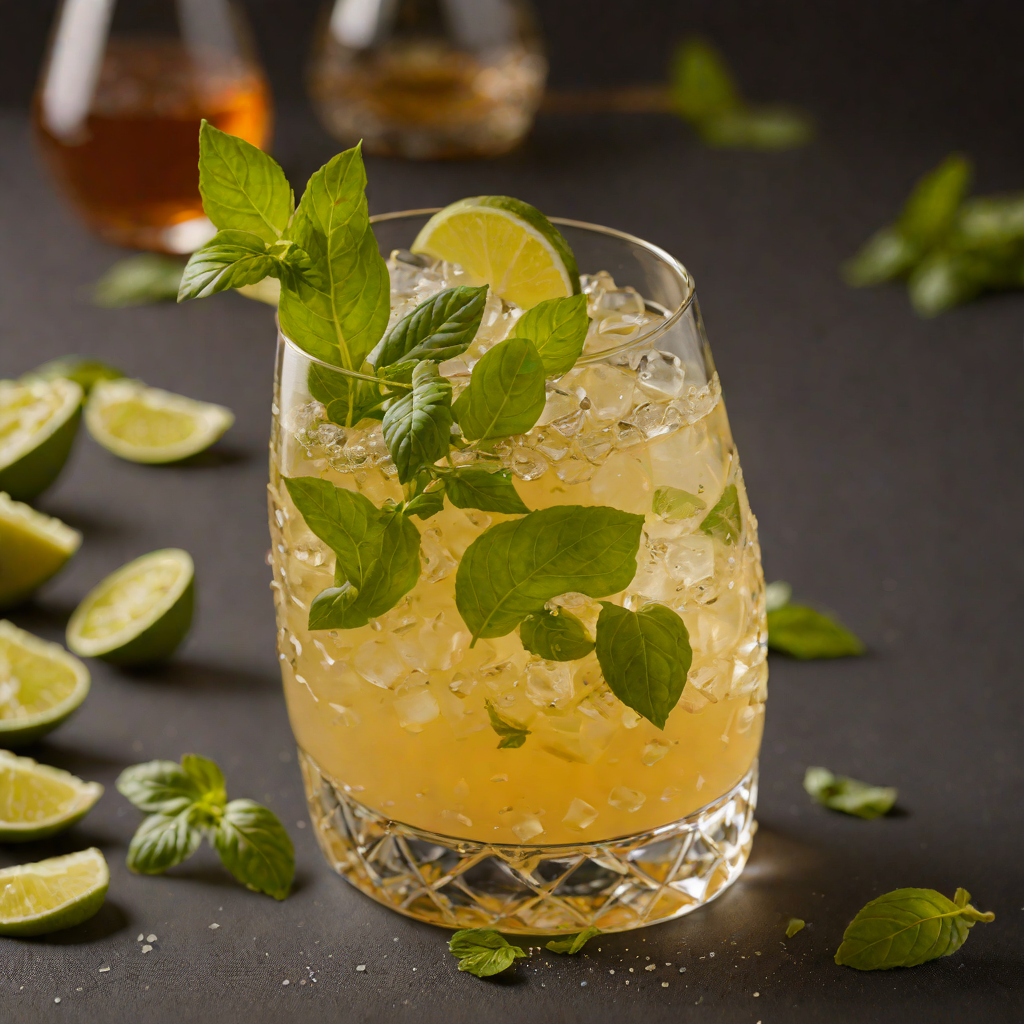 Tropical Basil Rum Crush