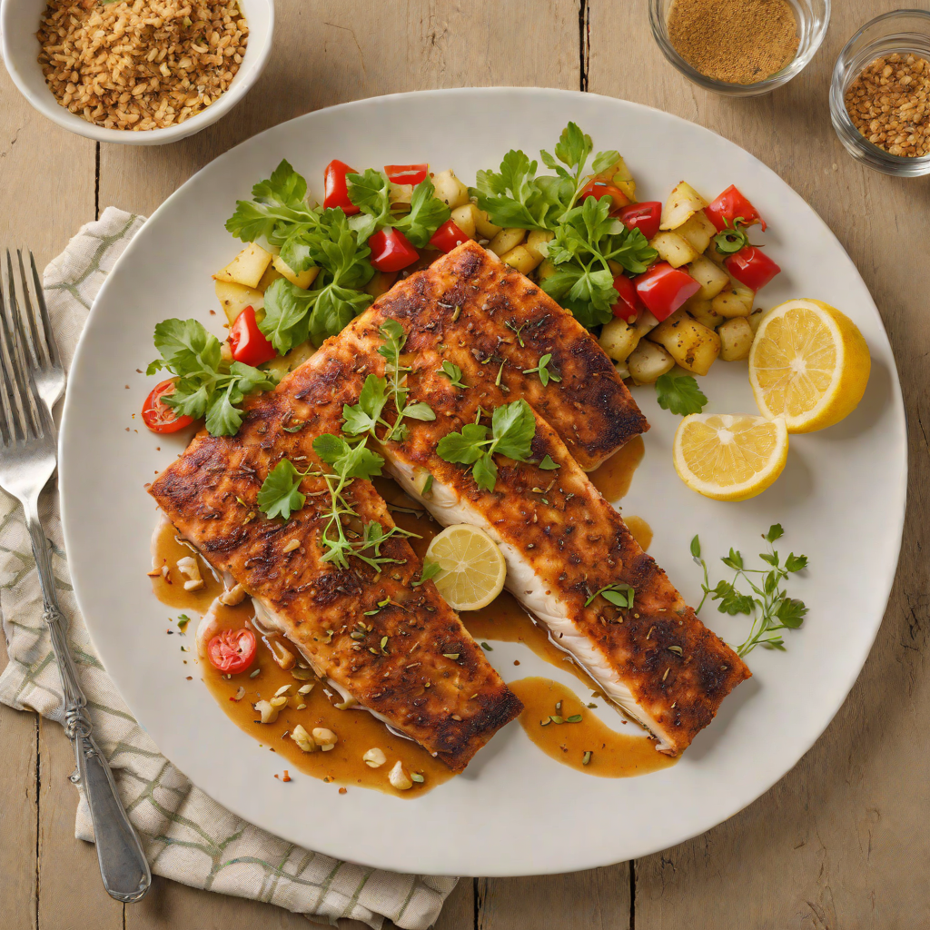 Pan-Seared Cajun Catfish with Smoky Jazz Spice Rub
