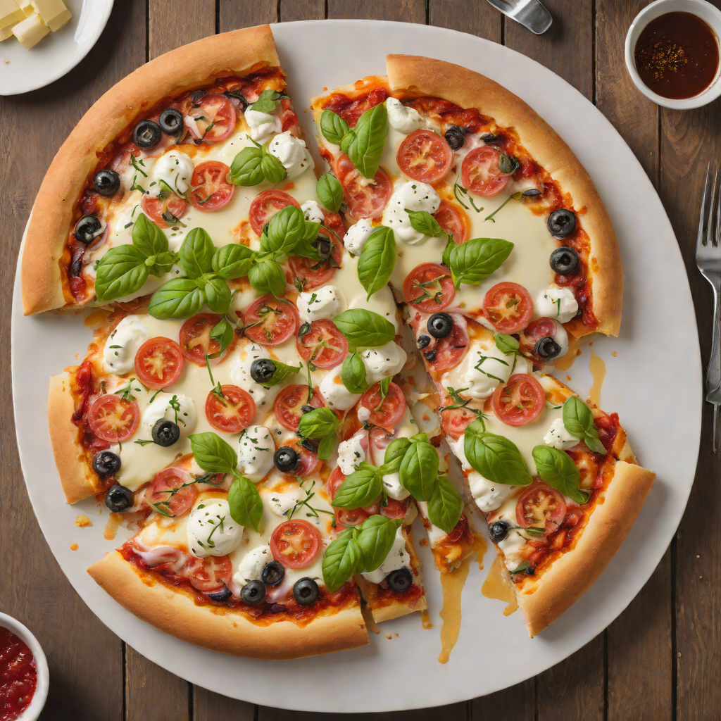 Neapolitan-Style Individual Punch Pizza with Fresh Mozzarella