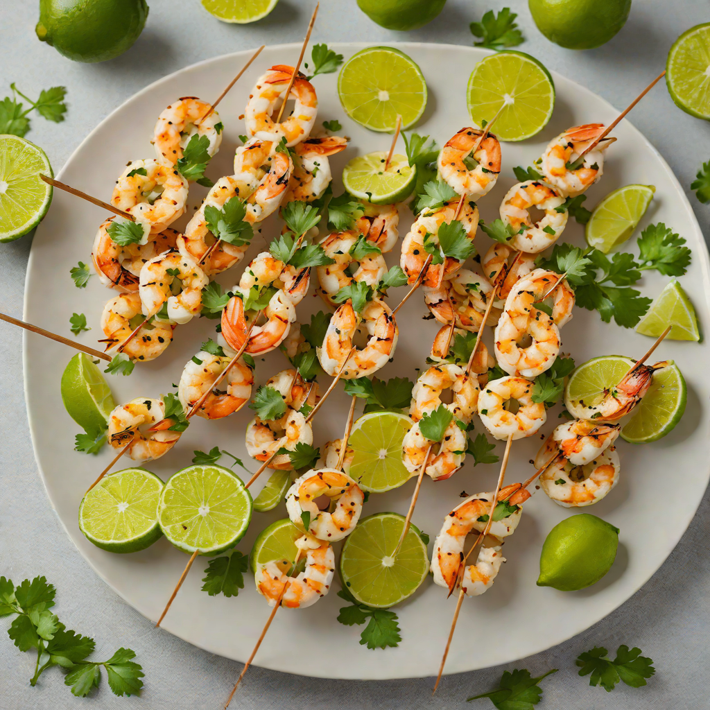 Cilantro-Lime Grilled Shrimp Skewers