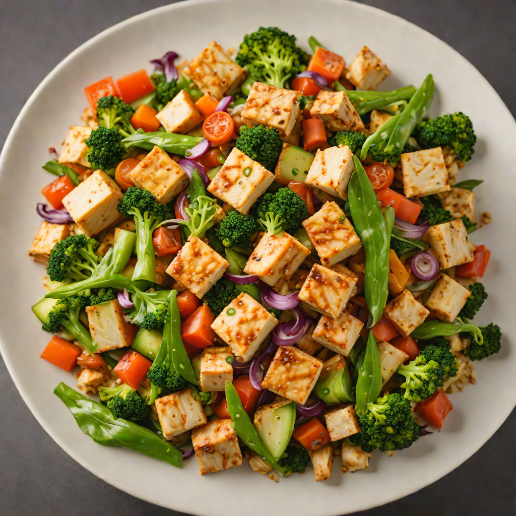 Northwest Ohio-Inspired Vegetable Stir Fry with Tofu