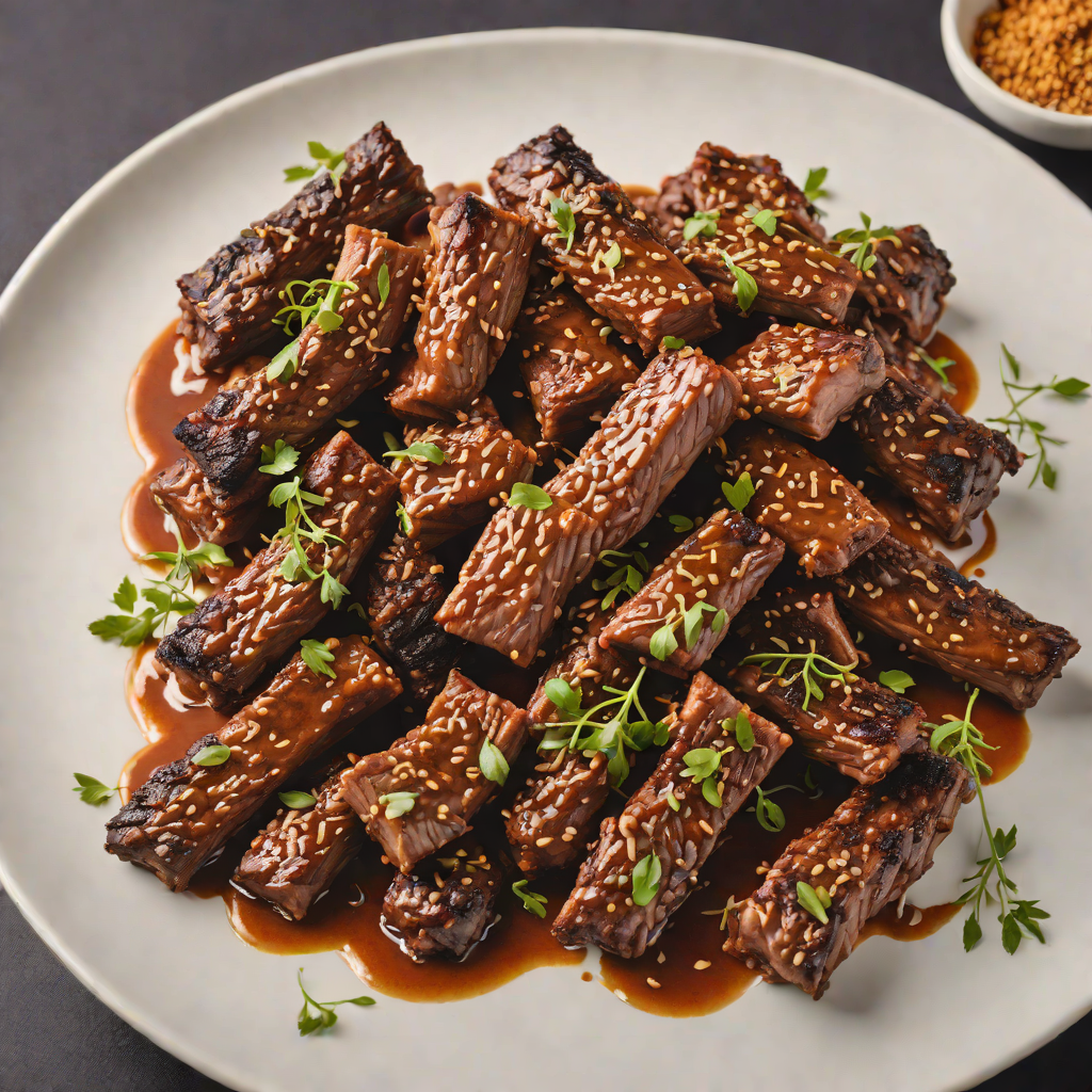 Slow-Smoked Beef Rib Tips with Spiced Dry Rub