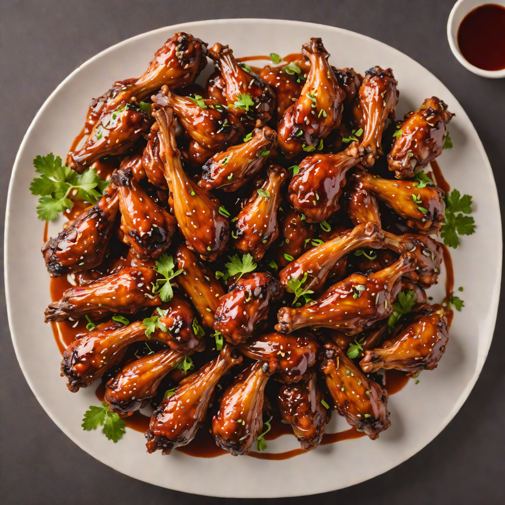 Smoked Dirty Chicken Wings Tossed in Spicy BBQ Sauce