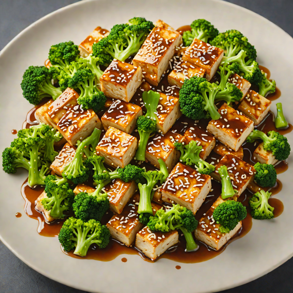 Quick Stir-Fried Tofu with Broccoli and Garlic Soy Glaze