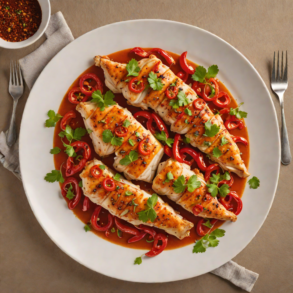 Pan-Seared Spanish Chicken with Smoked Paprika and Roasted Red Peppers