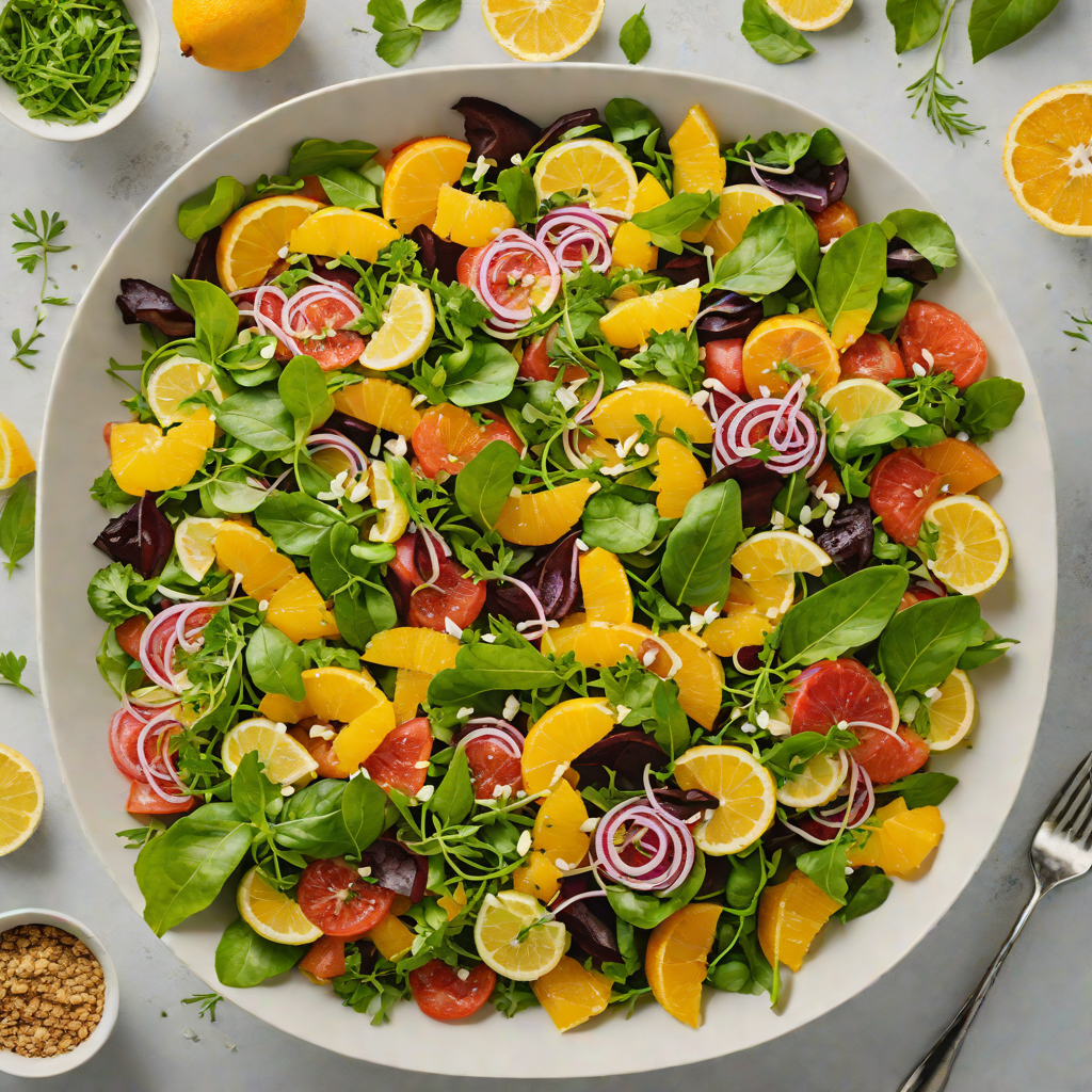 Citrus and Ginger Immune-Boosting Salad