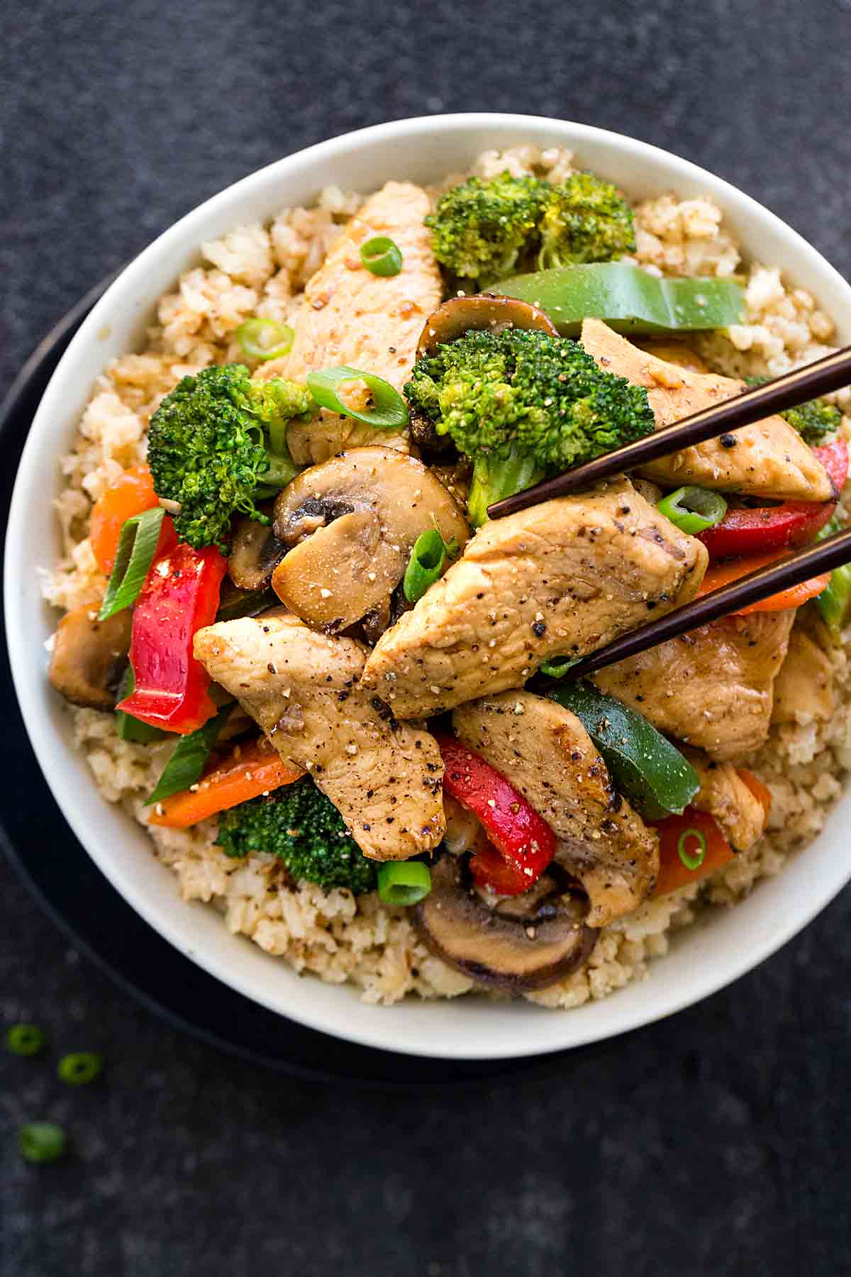 Coconut Aminos Chicken & Veggie Stir-Fry (Whole30 Reboot)