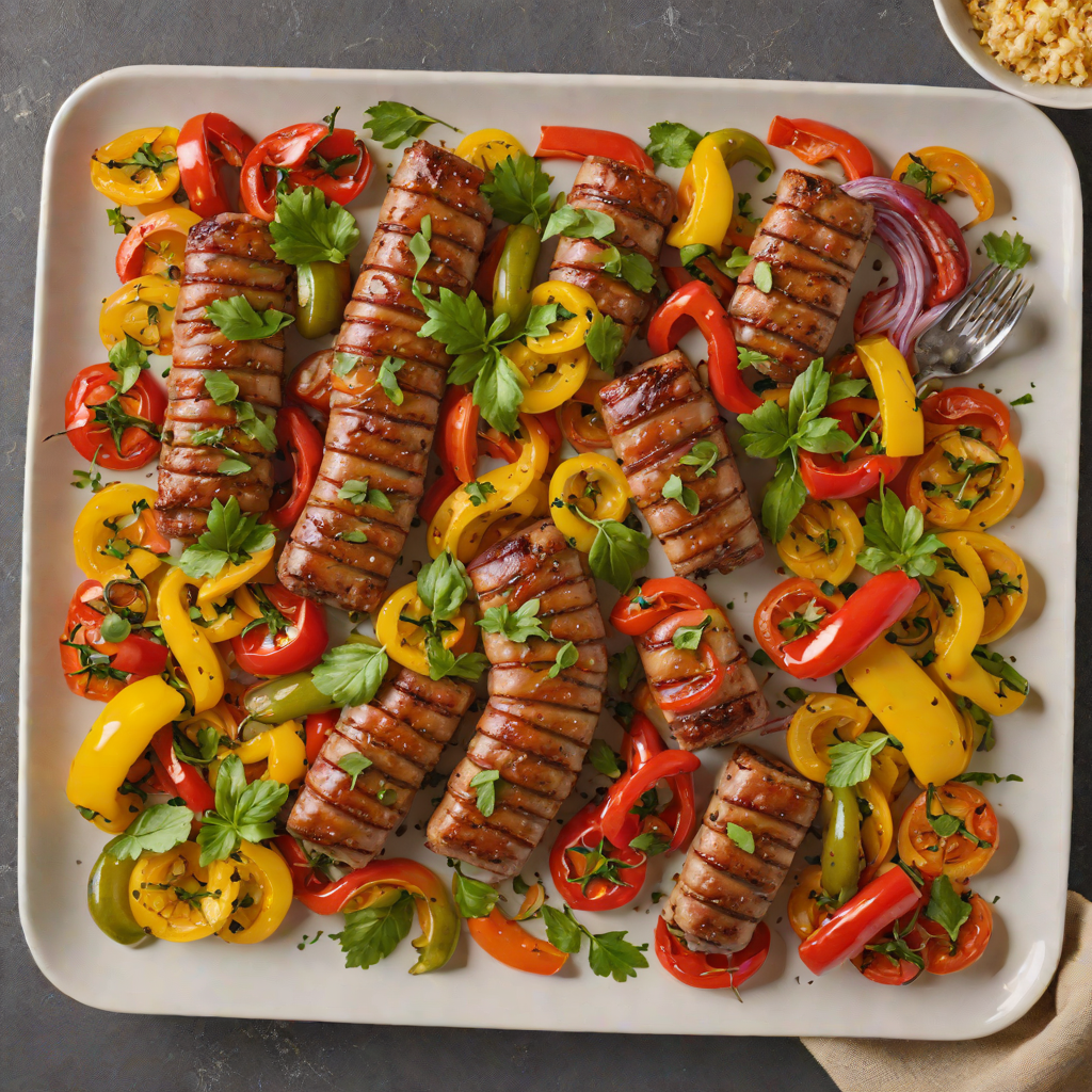 Toledo-Inspired Italian Sausage and Peppers Sheet Pan Dinner