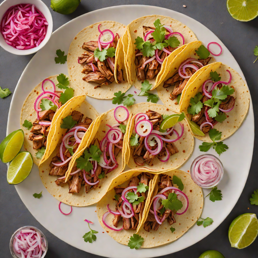 Grilled Chile-Lime Pork Tacos with Pickled Red Onions