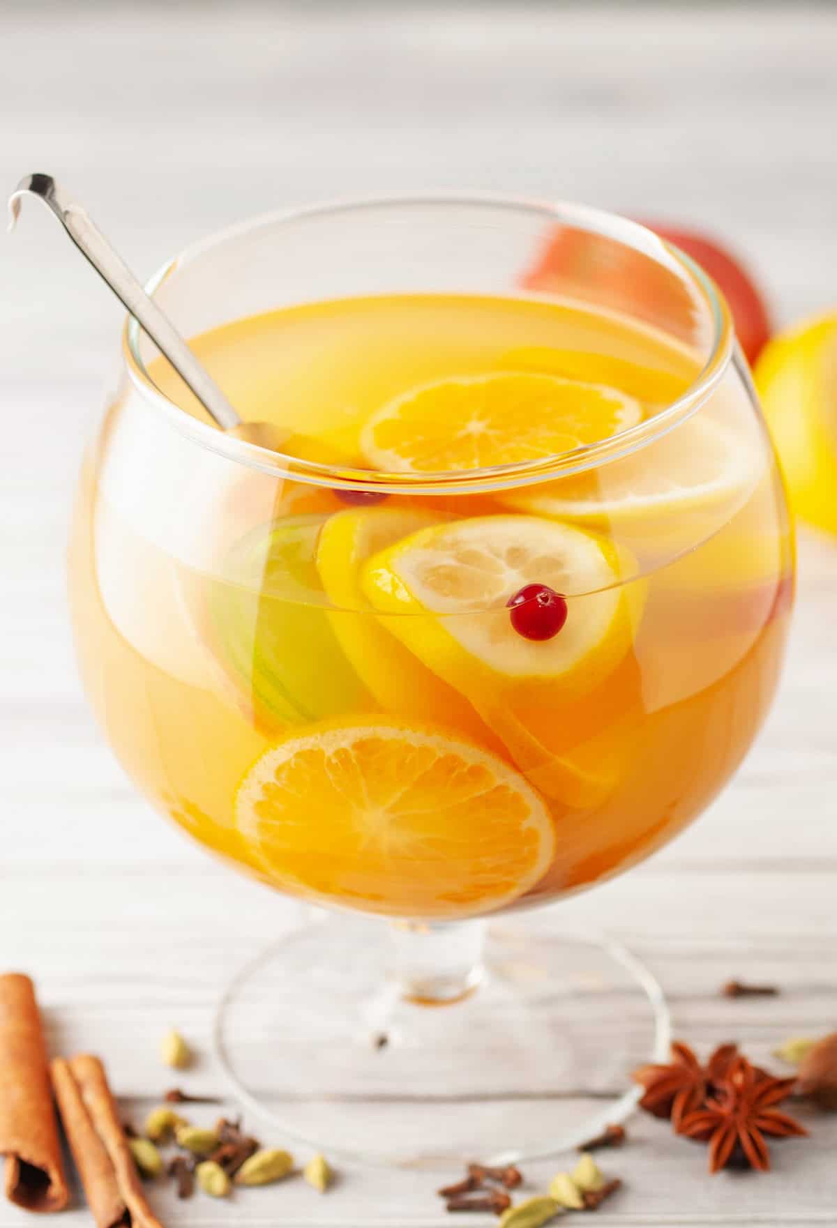 Spiced Dark Rum and Mango Citrus Punch