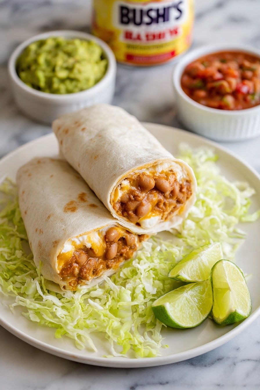 Oven-Baked Pinto Bean and Cheese Burritos