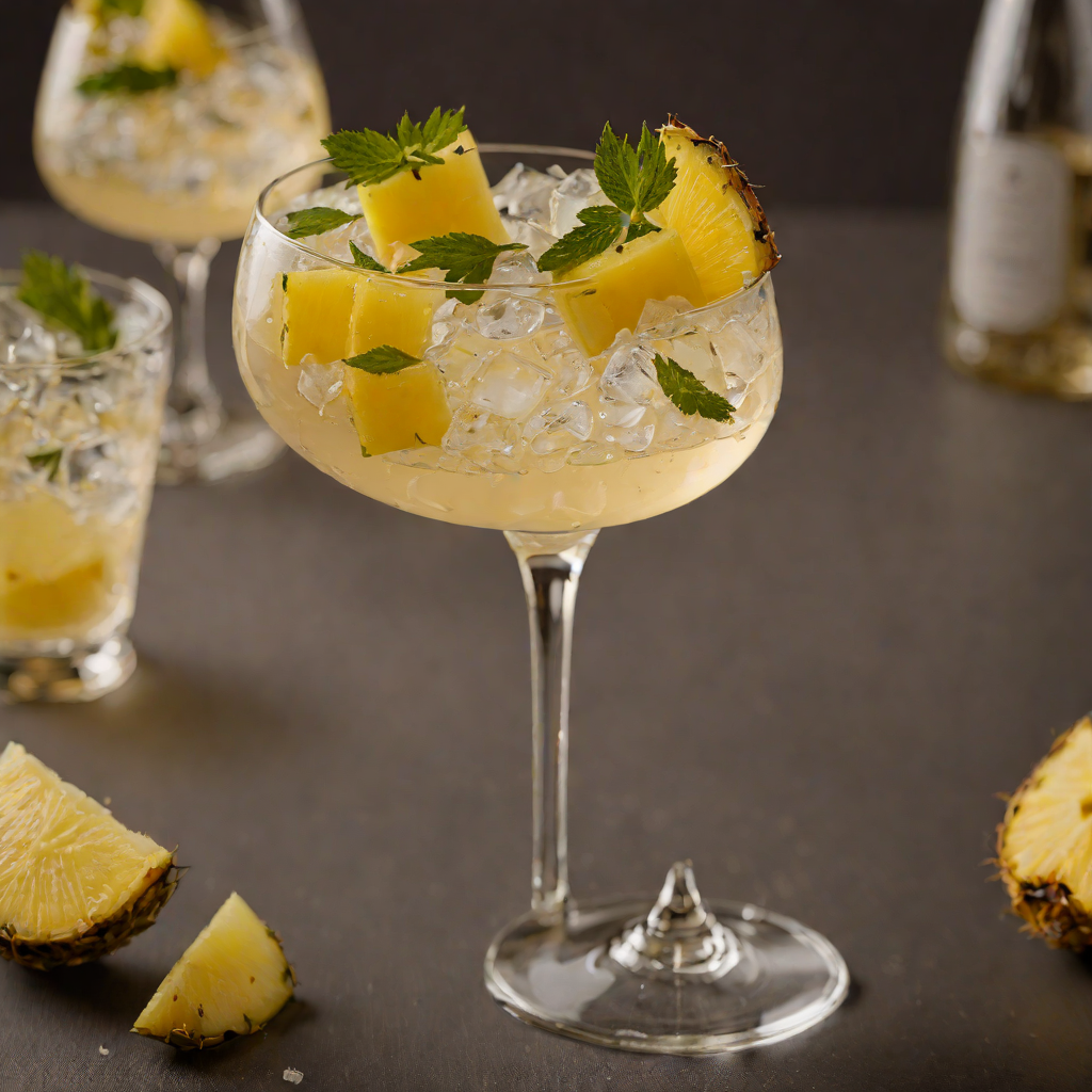 Tequila Blanco Spritz with Suze and Pineapple Seltzer