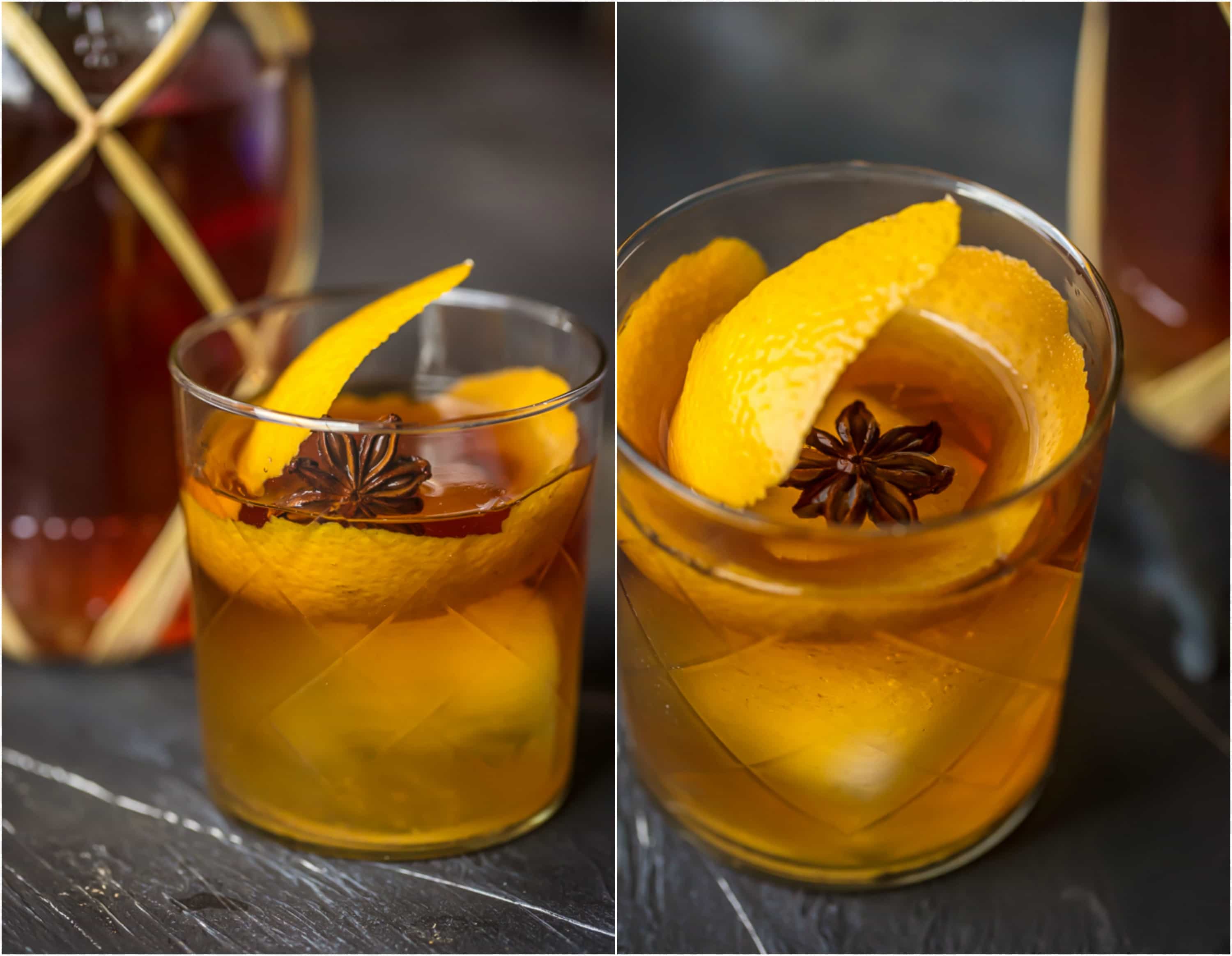 Spiced Venezuelan Rum Vermouth Cocktail with Coffee Salt