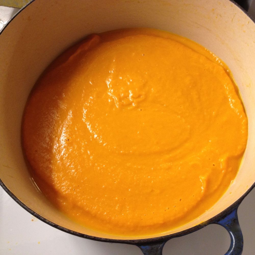 Fermented Ginger Carrot Soup for Bloating Relief