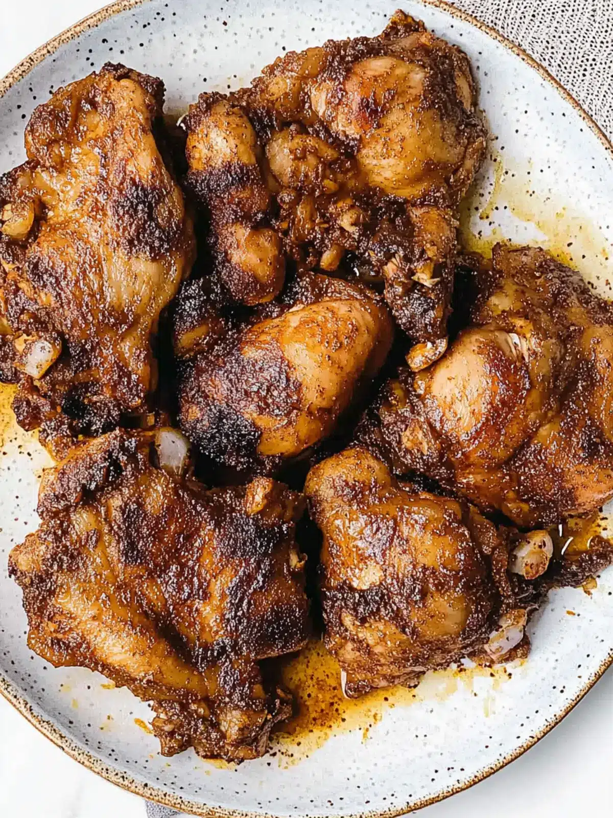 Quick Berbere-Spiced Chicken Thighs with Garlic and Ginger
