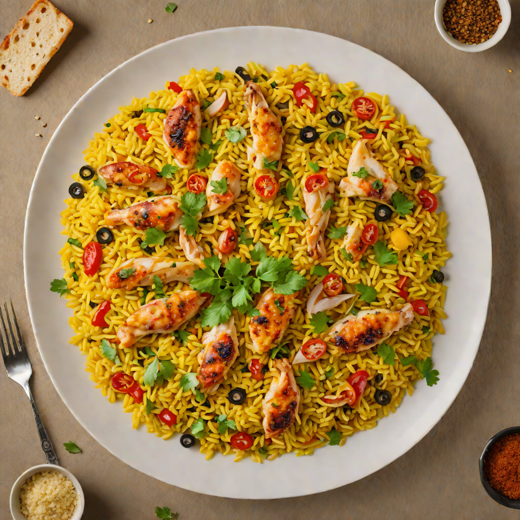 Saffron-Infused Spanish Chicken and Rice Paella