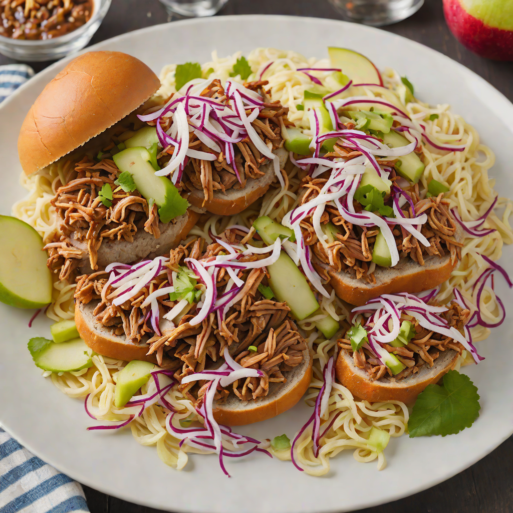Slow Cooker Maple-Glazed Pulled Pork with Apple Slaw