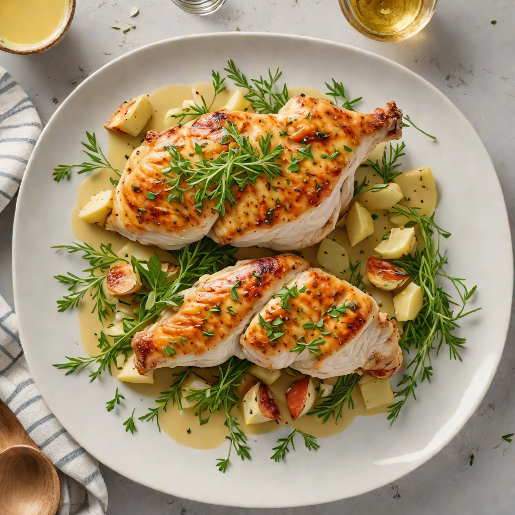 Pan-Seared Chicken with Toledo Herb and Garlic Butter