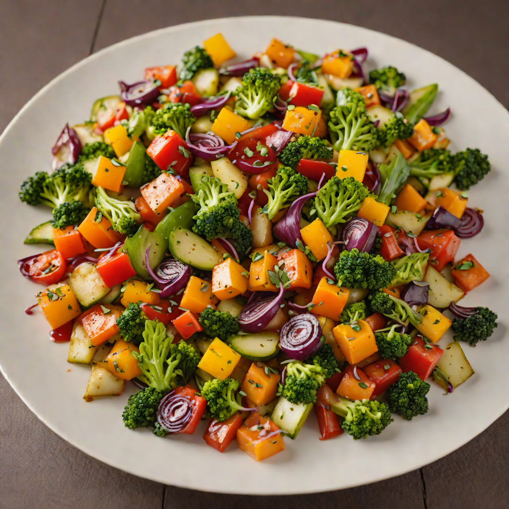 Sautéed Seasonal Vegetable Medley with Ohio Maple Glaze
