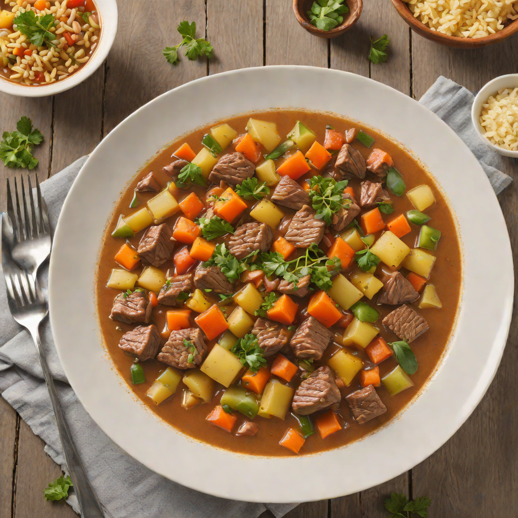 One-Pot Toledo-Inspired Beef and Vegetable Stew