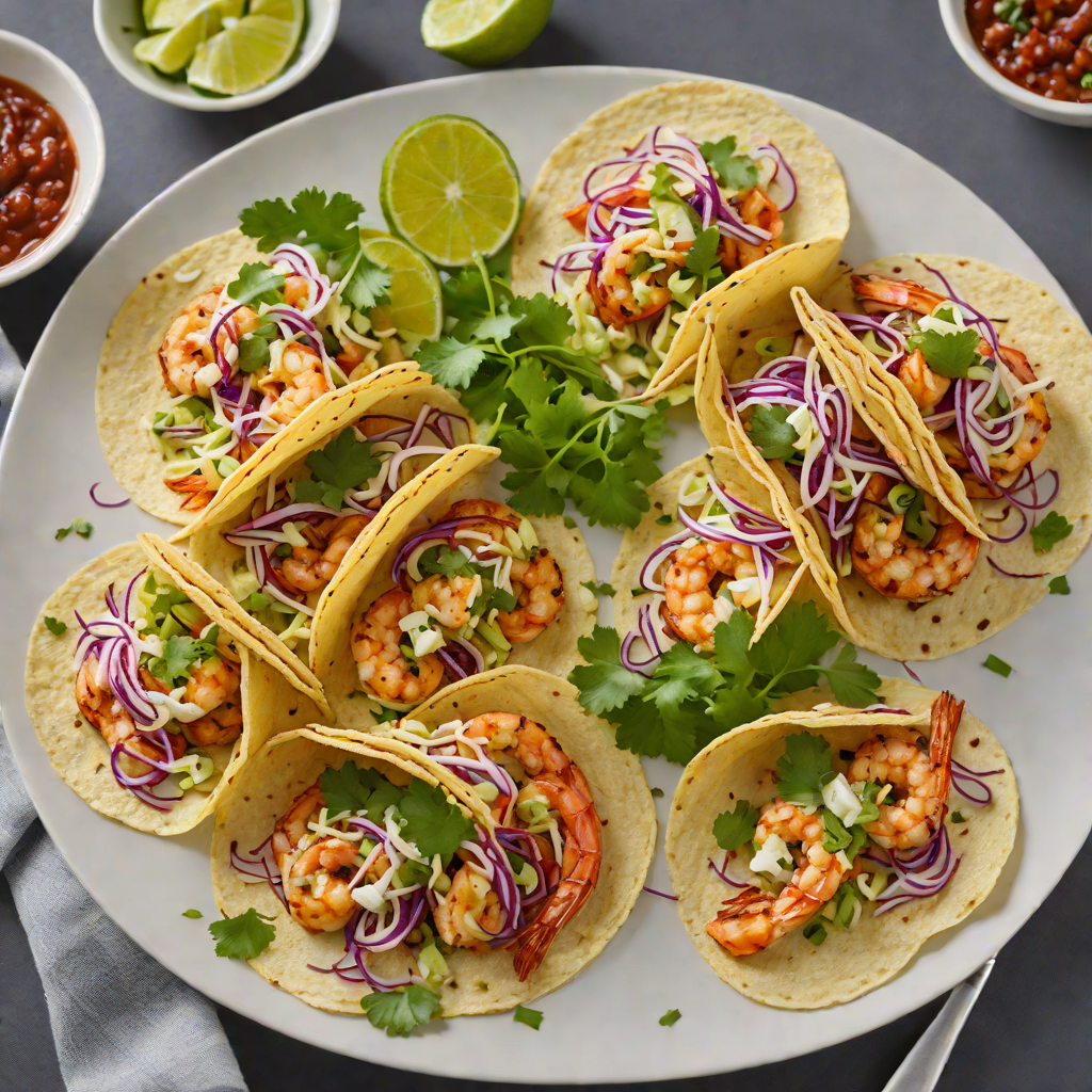 Chili-Lime Grilled Shrimp Tacos with Cabbage Slaw