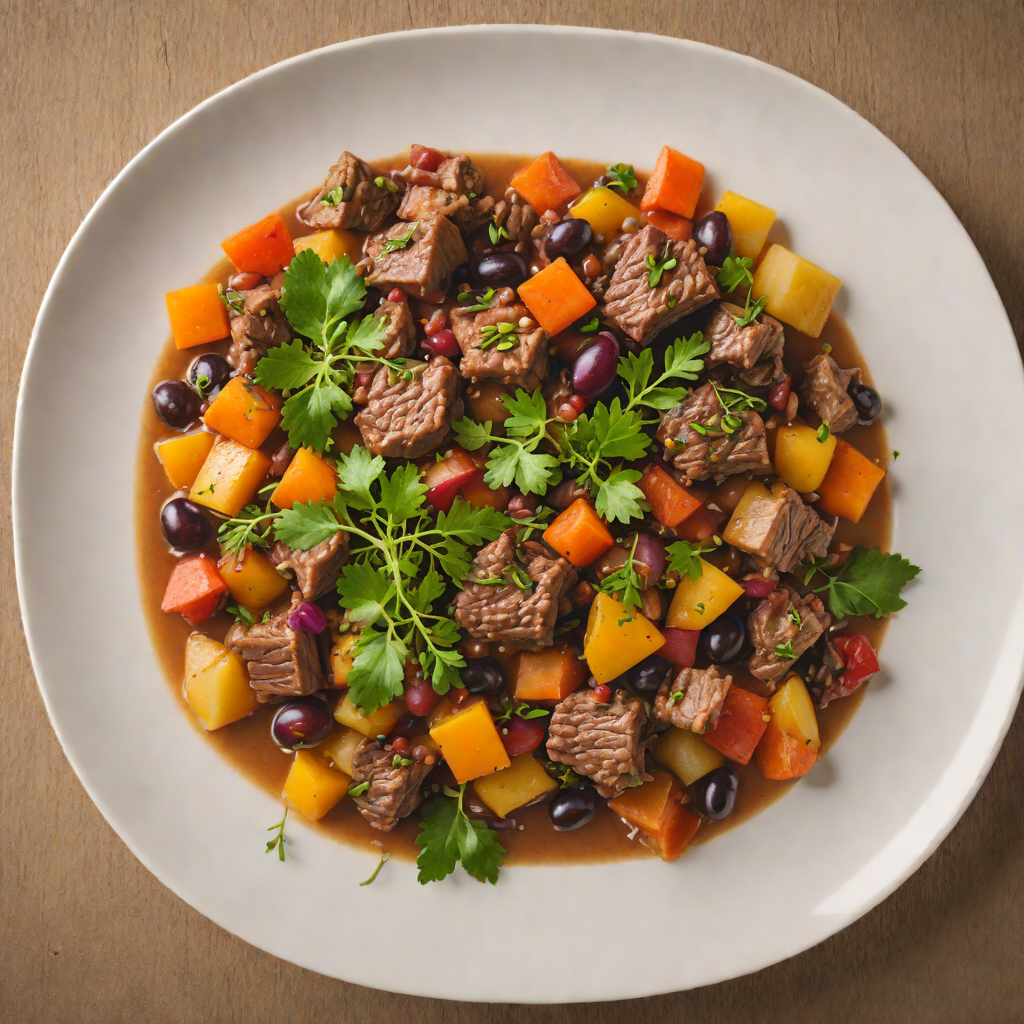 Native Pepperberry and Lamb Ragout with Root Vegetables
