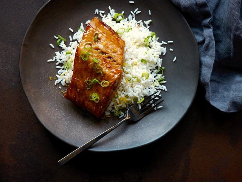 Miso-Glazed Black Cod with Ginger Scallion Rice