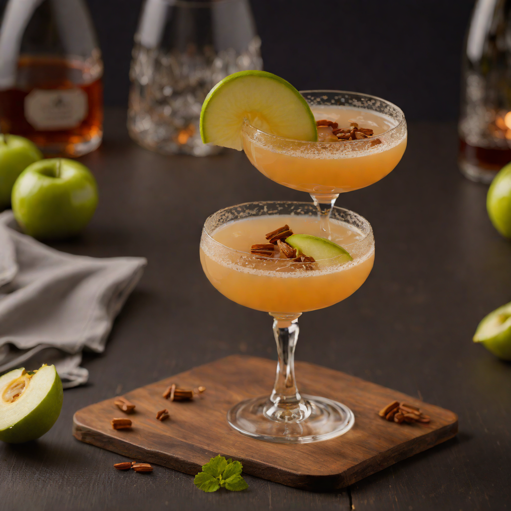 Smoky Virginia Bourbon Sour with Apple Cider