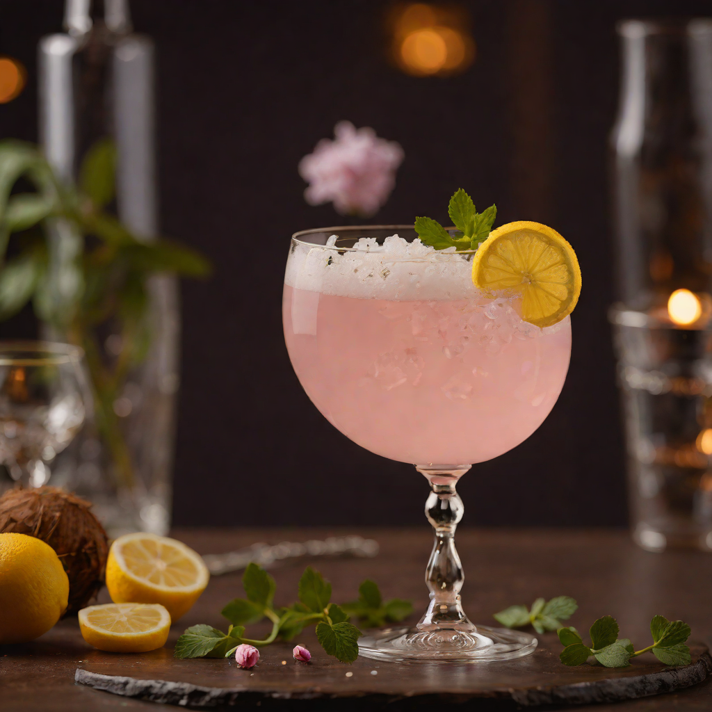 Littleneck Clover Club with Coconut and Lemon