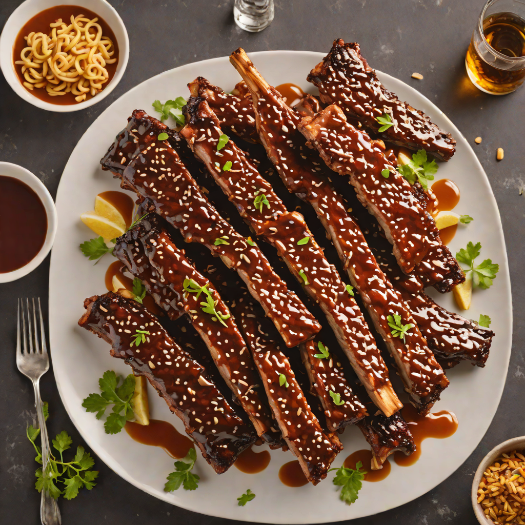 Whiskey-Glazed Bourbon BBQ Ribs