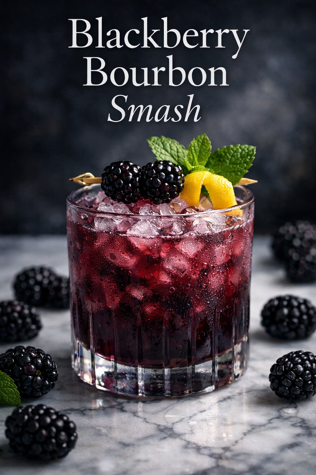 Dark Berry Bourbon Smash