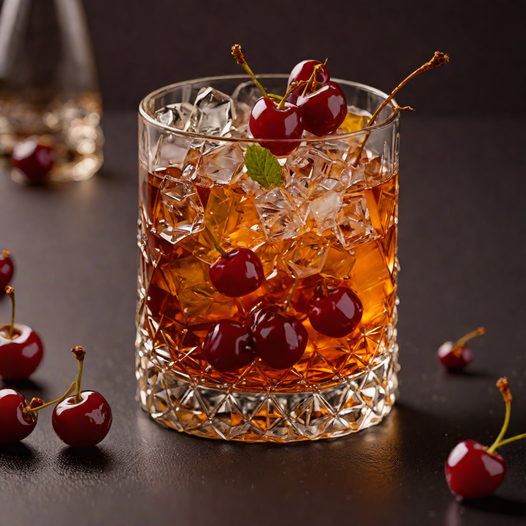 Smoky Bourbon Cherry Old Fashioned