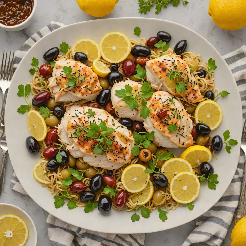 Slow Cooker Lemon-Oregano Chicken with Kalamata Olives