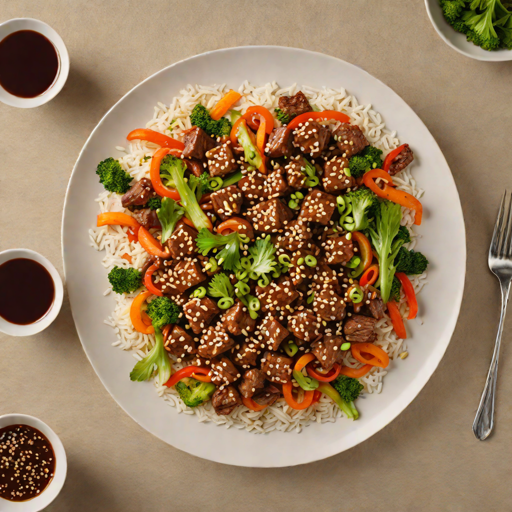 Stir-Fried Korean Beef with Gochujang and Sesame Vegetables