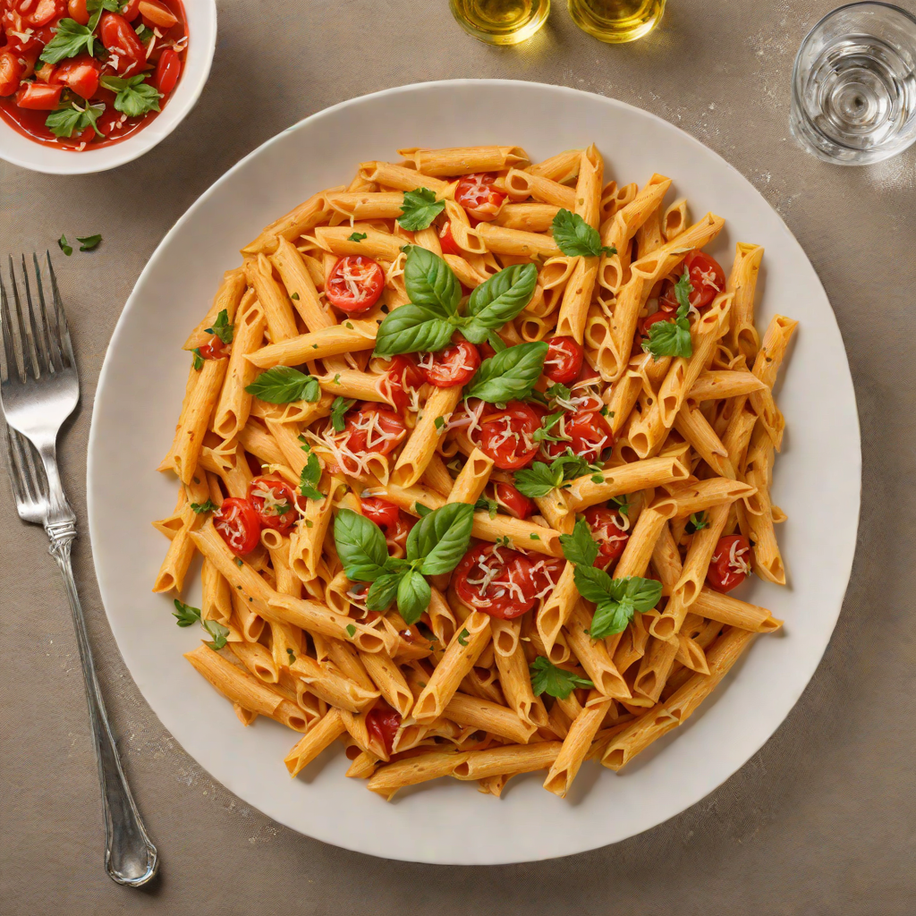 Vodka-Infused Spicy Tomato Penne Pasta