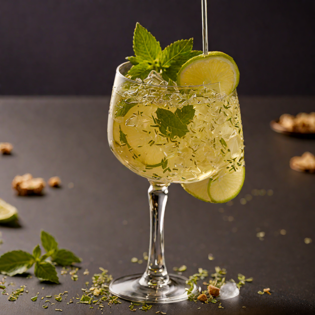 Ginger Green Tea Sparkler