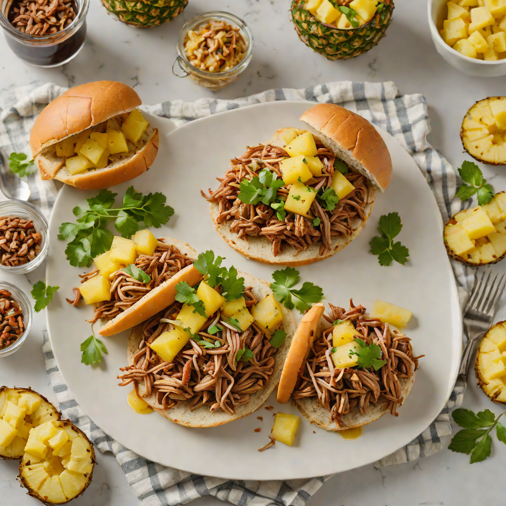 Spiced Rum and Pineapple Slow Cooker Pulled Pork