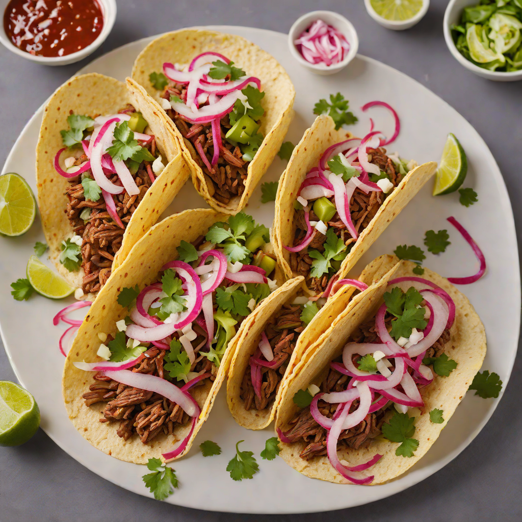 Chili-Lime Beef Tacos with Pickled Red Onions