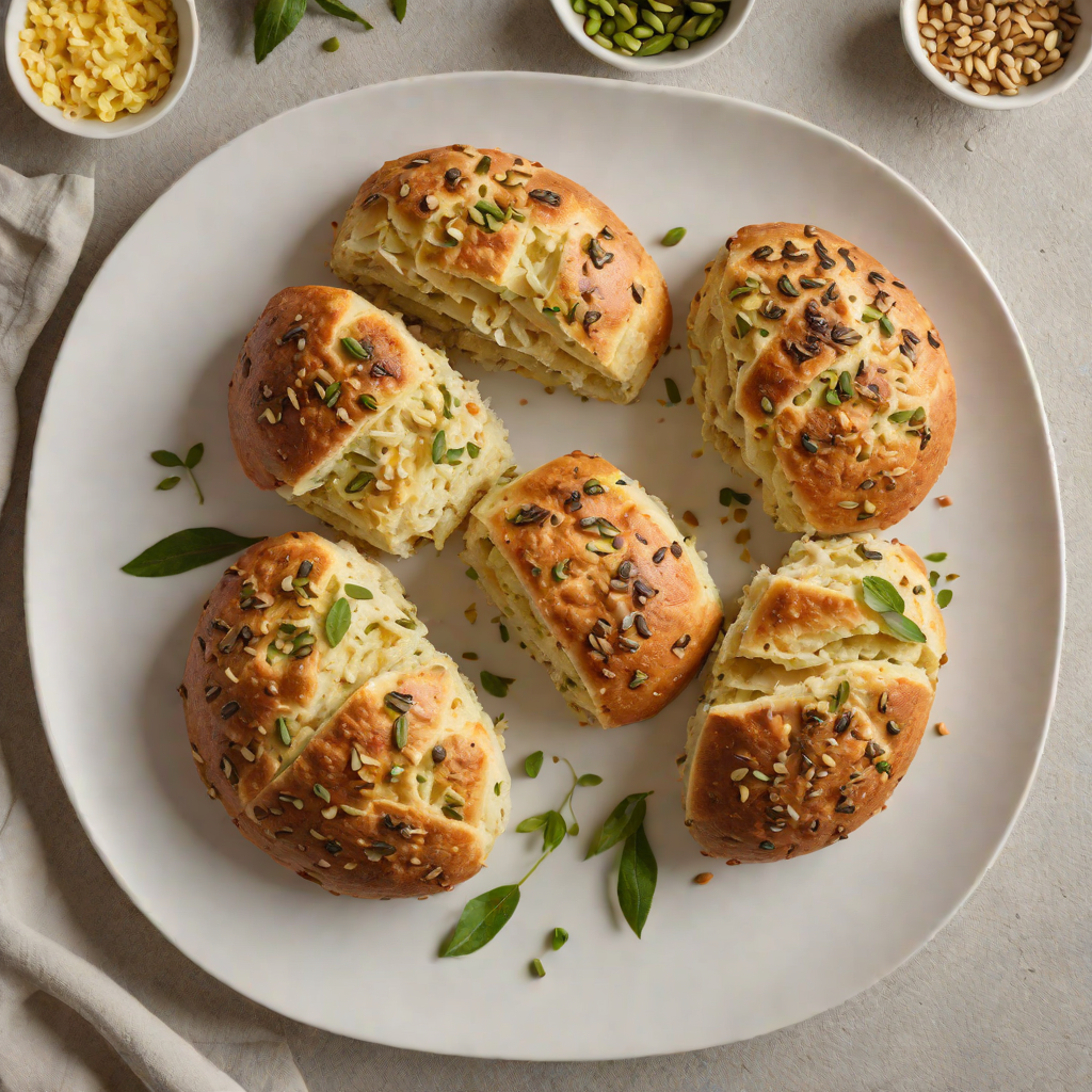 Veggie-Packed Damper Bread with Macadamia and Wattleseed