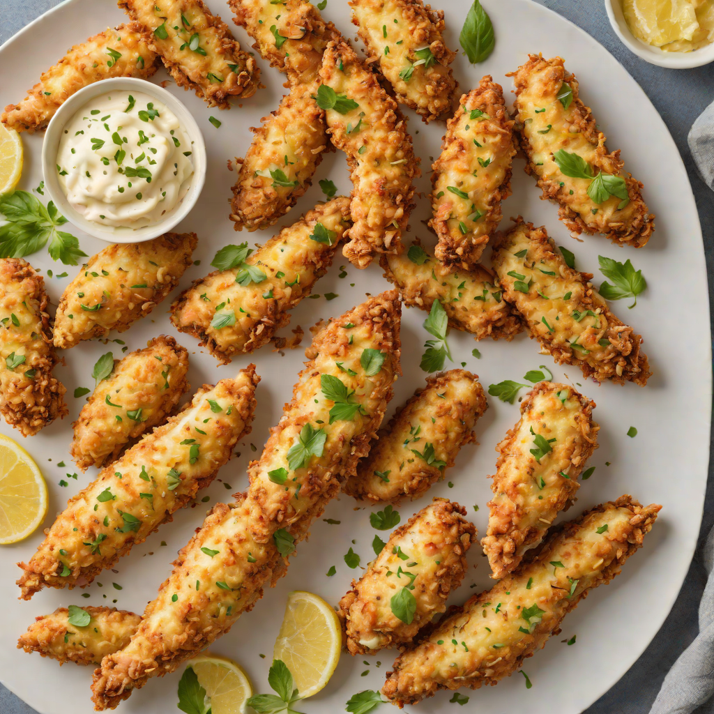 Air Fryer Parmesan-Crusted Keto Chicken Tenders