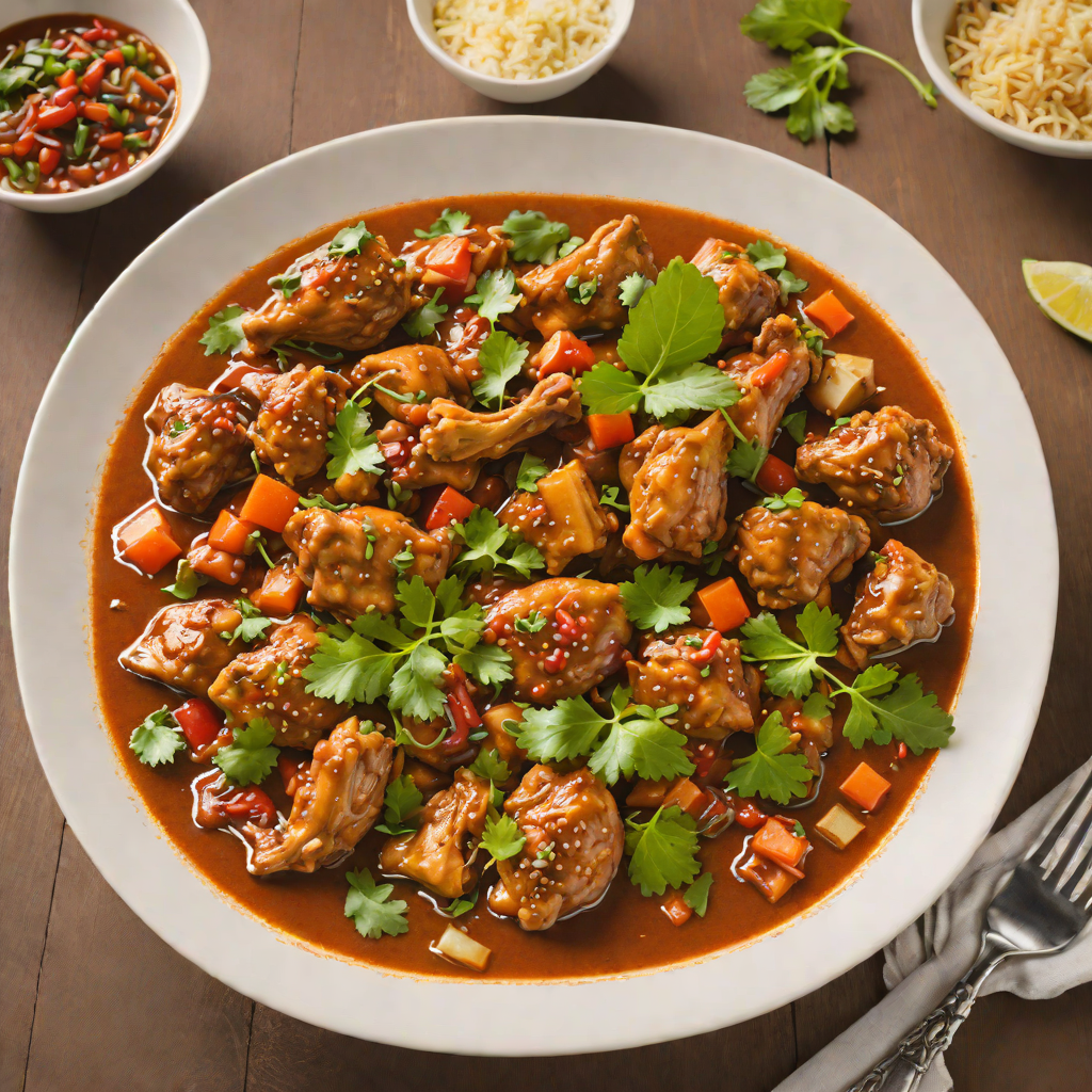 Braised Doro Wat Spicy Chicken Stew