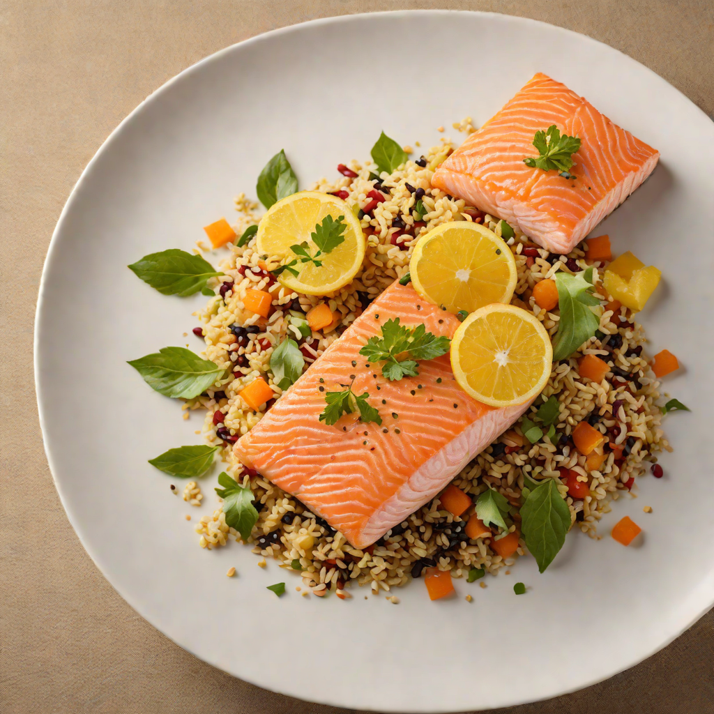 Wave Pool Citrus Salmon with Dune-Spiced Quinoa