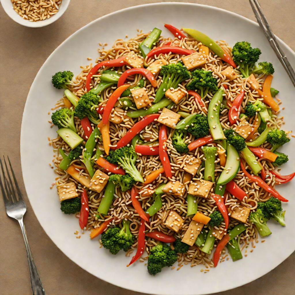 Prairie Sand Dune Veggie Stir Fry with Toasted Sesame