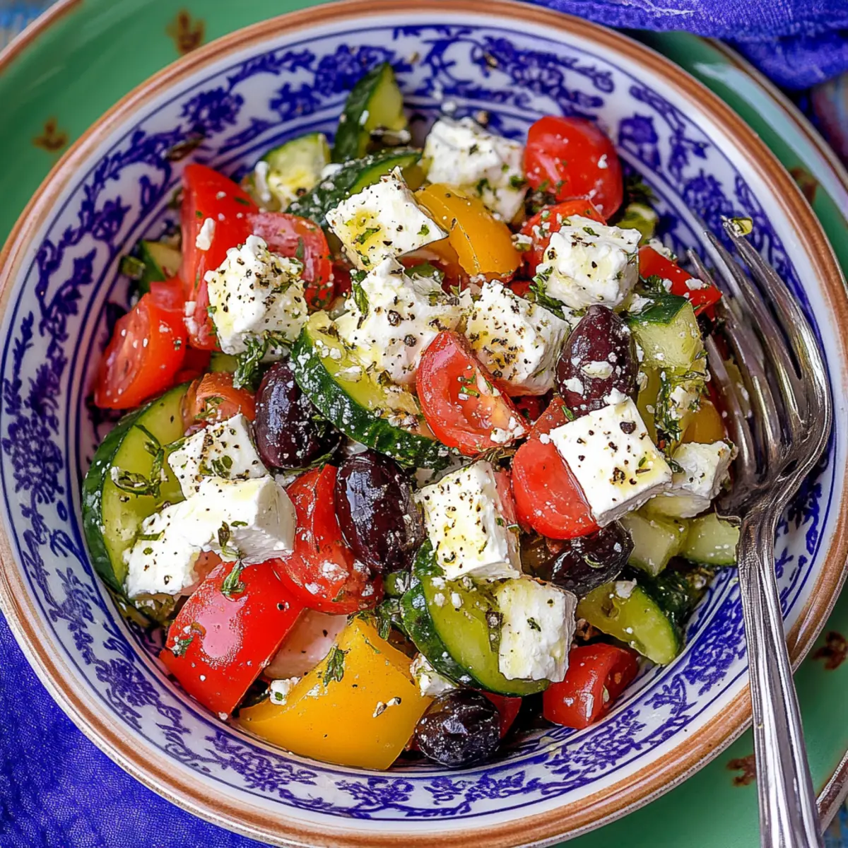 Authentic Greek Horiatiki Salad