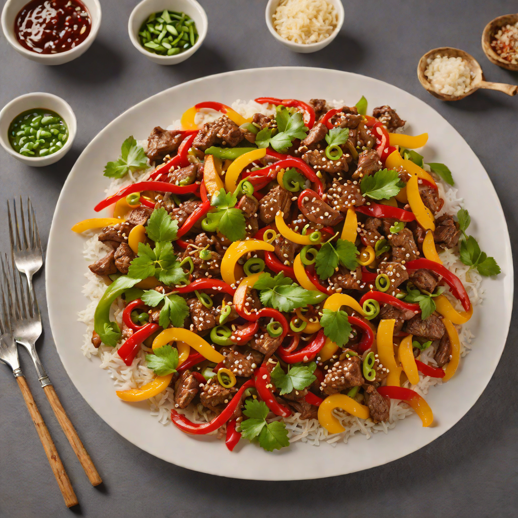 Sichuan-Inspired Spicy Beef Stir Fry with Bell Peppers