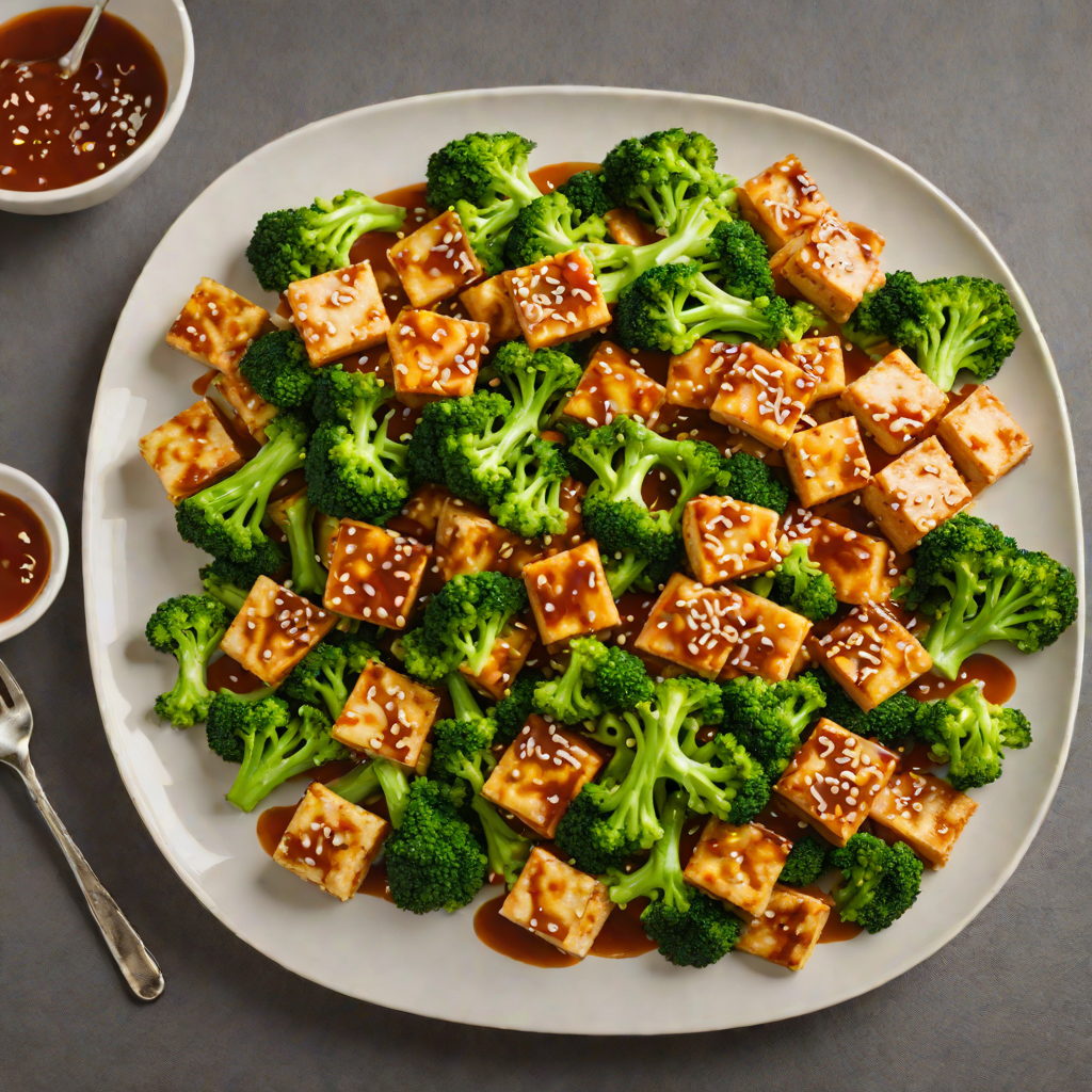 Stir-Fried Tofu and Broccoli with Spicy Szechuan Sauce