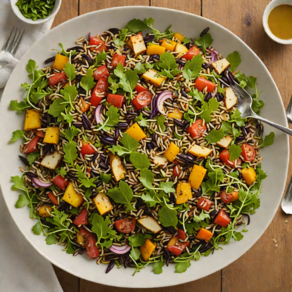 Sand Dune Wild Rice and Roasted Vegetable Salad